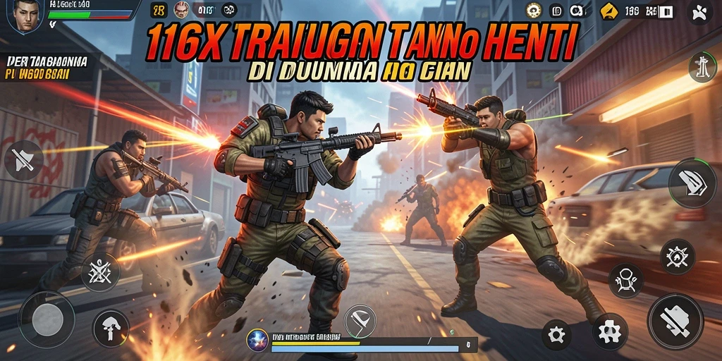 Gameplay seru dan mendebarkan dalam 116X.
