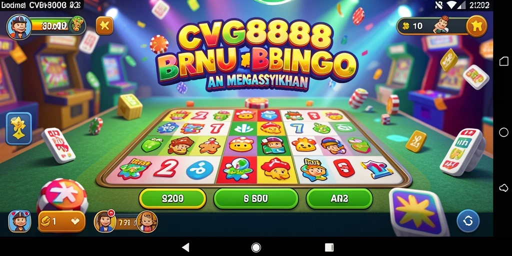 Gameplay seru Bingo di CVG8888 dengan antarmuka yang menarik.