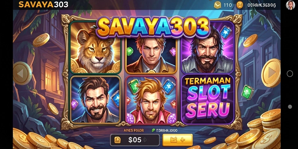 Tampilan menarik dari gameplay Slot SAVAYA303 yang mendebarkan.